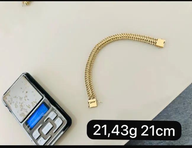 Pulseira de ouro 18k