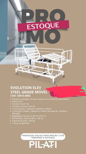 Cama hospitalar elétrica Nova