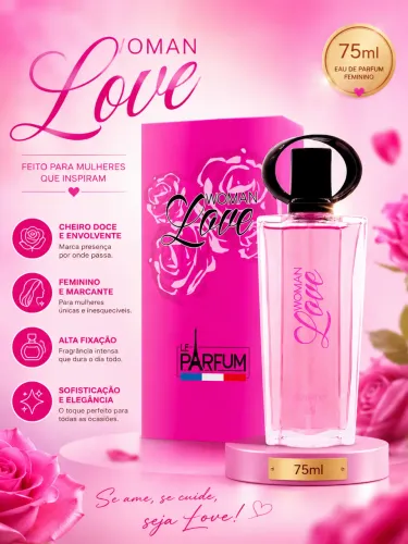 Woman love perfume 