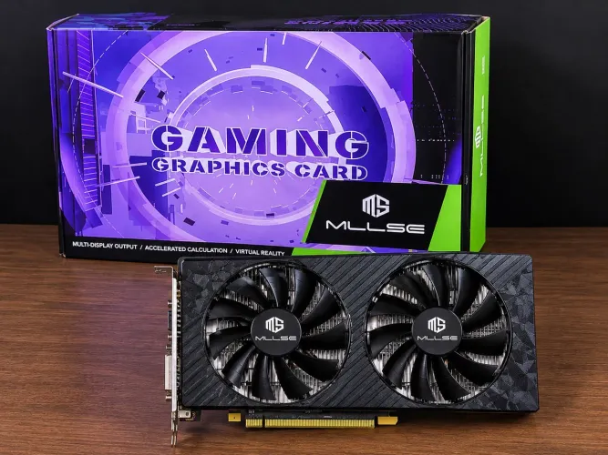 Placa de Vídeo RX 590 8GB MLLSE Dual Fan - Alta Performance para Jogos