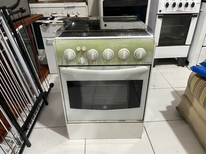 Fogão 4 Bocas de Embutir para Gás Encanado GE Dako