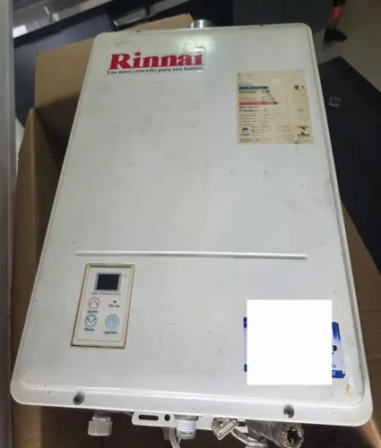 Aquecedor a Gás 22L Digital Rinnai GN 127v