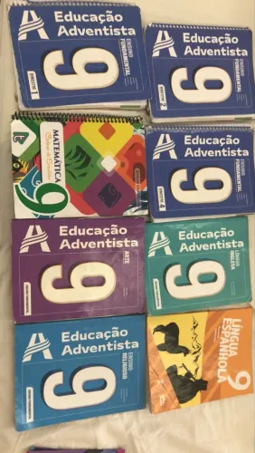 Livros didáticos educação adventista 9º ano