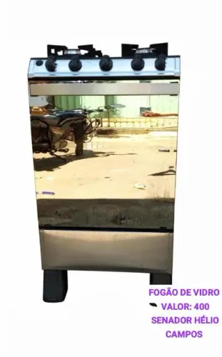 FOGÃO DE VIDRO