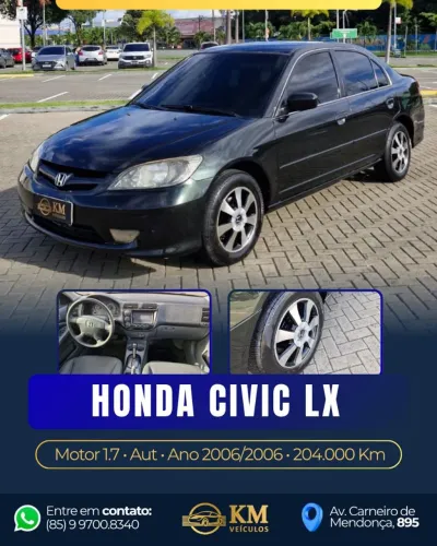 Honda Civic Sedan Lx/lxl 1.7 16V 115cv Aut. 4P 2006