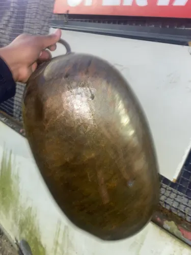 Tachos de cobre usado