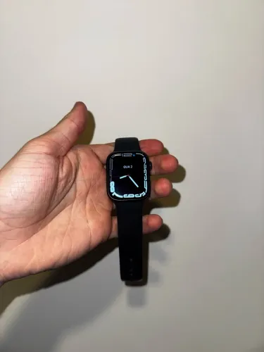 Apple Watch Series 9 45mm GPS - Cor Meia-noite - Completo na Caixa