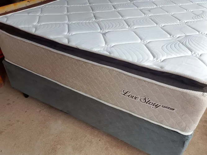 Cama box de casal 1.38 x 1.88