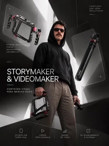 STORYMAKER E VIDEOMAKER | COBERTURA DE EVENTOS E PRODUÇÃO DE VÍDEOS