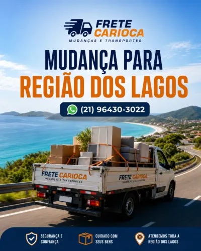Mudanças para a Região dos Lagos e Pequenos fretes