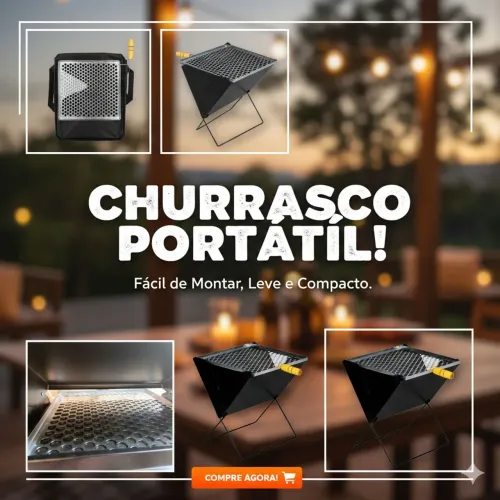Vendo churrasqueira portátil