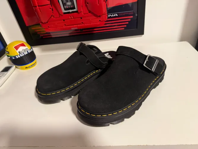 Mule Dr. Martens Zebzag Casual Slingback com plataforma