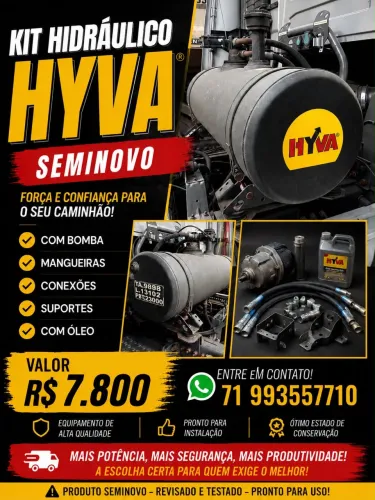 KIT HIDRAULICO CARRETA CAÇAMBA