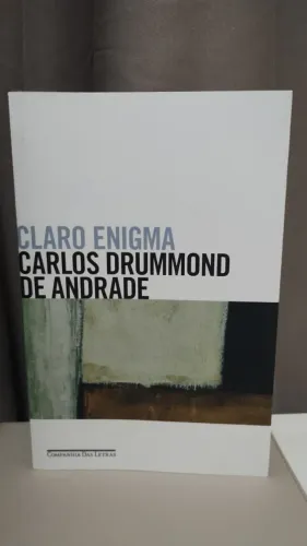 Livro Claro Enigma - Carlos Drummond de Andrade