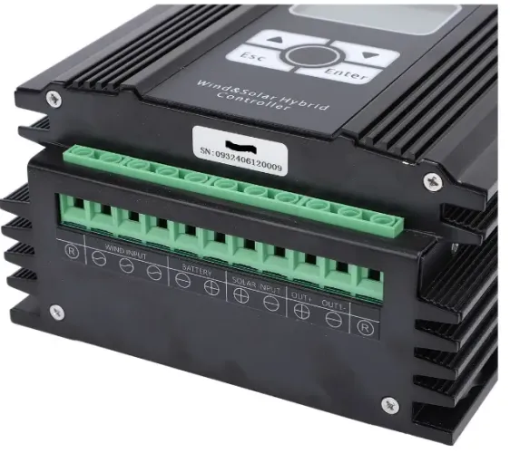 Sistema de Controle Solar Eolico Lcd com Tecnologia MPPT 48v