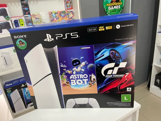 Play 5 Slim + 2 Jogos *** Lacrado ( Loja Física )