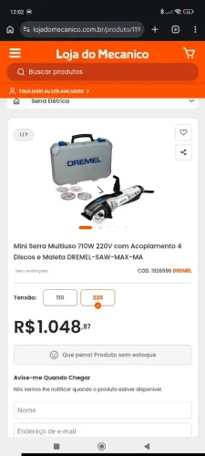 Mini serra Dremel Saw Max