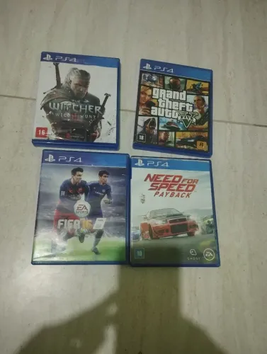 Jogos mídia física ps4