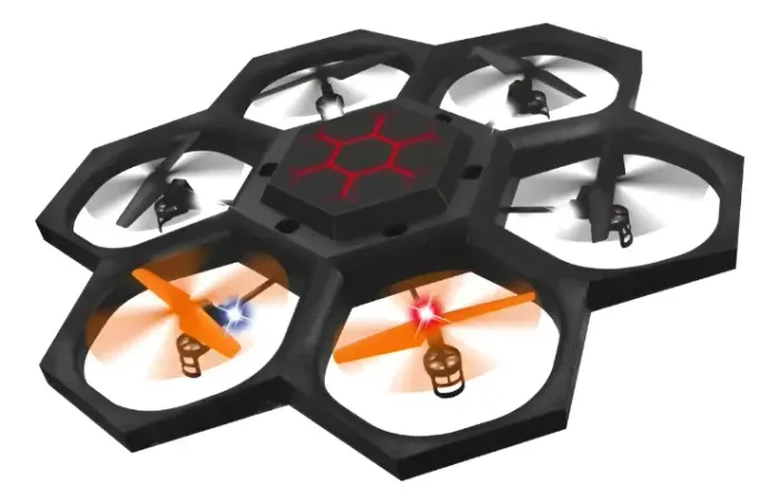 Brinquedo Drone Gigante Hexacóptero Ovni 2.4g 6-axis Rccaixa