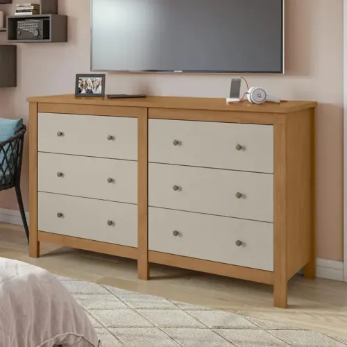 Cômoda com 6xgavetas lopas Maggiore Nova montagem grátis valor 853,00