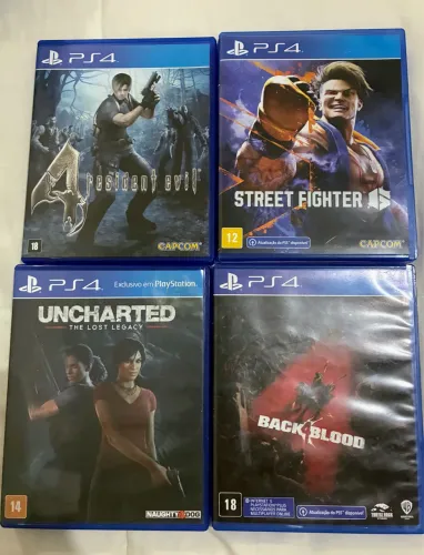 Jogos ps4 (valores no anúncio)