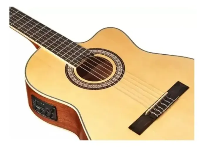 Violão tagima malibu nylon elétrico com afinador