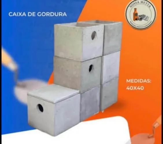 Caixa de gordura , concreto!