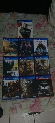 Vendo 10 Jogos De PS4 Valor Negociável!!!