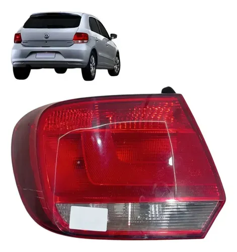 Lanterna Traseira Esquerda Volkswagen Gol G6 2012 A 2016 Esquerdo/motorista Vermelho