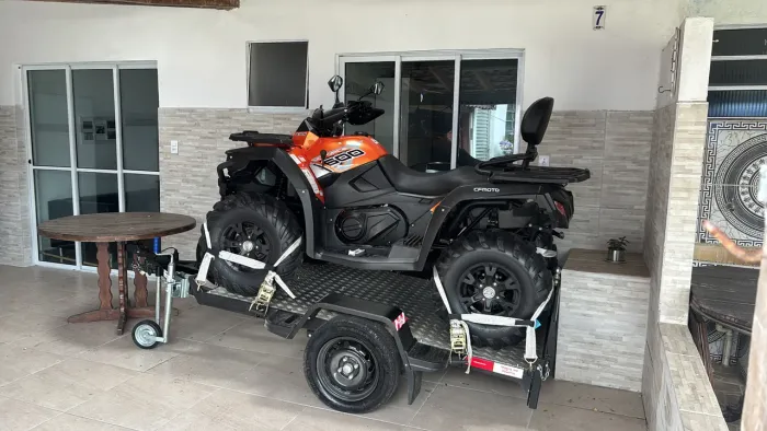 Quadriciclo Cf 600 Eps edição limitada + carreta 2025 vasculante 