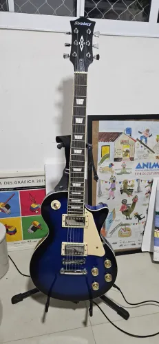 Guitarra strinberg les paul LPS230 BL azul
