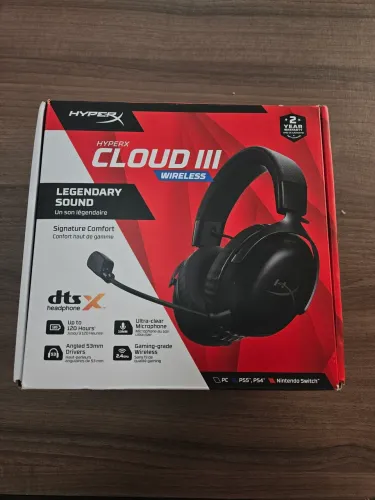 Headset Hyperx Cloud 3 Wireless (preto)