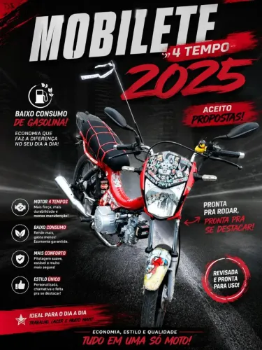 Mobilete 4 tempos 