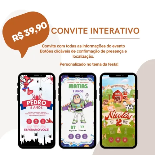 Convite interativo 