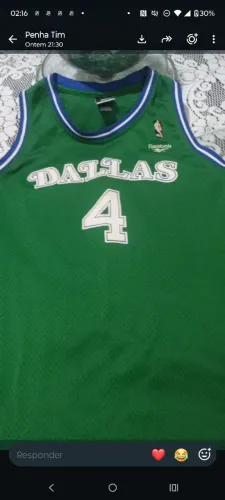 Camisa colecionador Dallas 4 NBA 1987 /1988