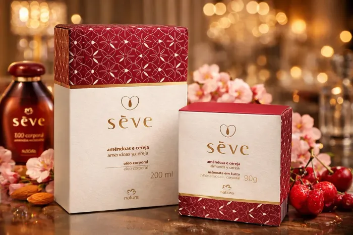 Kit Natura Sève Amêndoas e Cereja