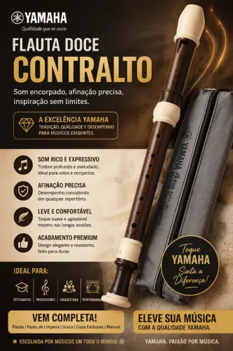 FLAUTA DOCE CONTRALTO YAMAHA