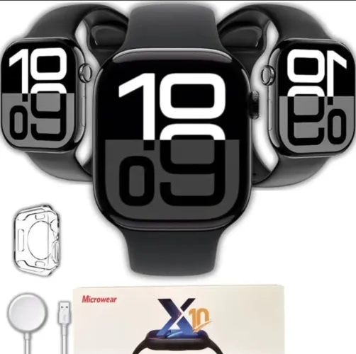 Relógio Smartwatch X10 Series 10 Anniversary Lançamento 2026 Nfc Original - Microwear