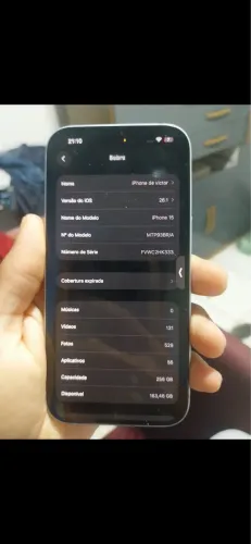 iphone 15 256gb branco fosco