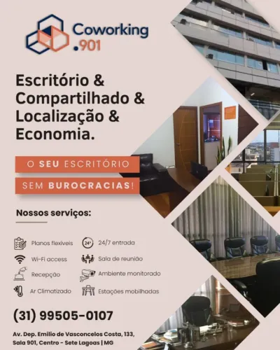 Coworking - Salas compartilhadas