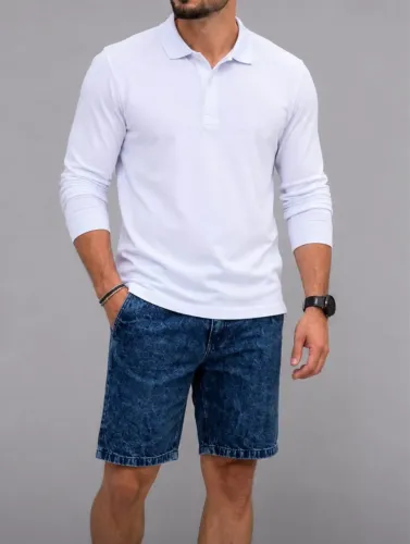 Kit Camisa Polo e Bermuda Jeans