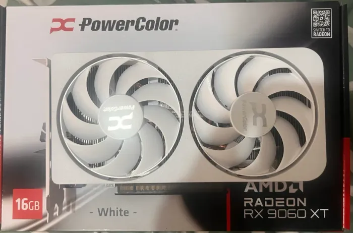 Vendo Ou Troco  Placa de Vídeo PowerColor AMD Radeon RX 9060 XT 16GB White