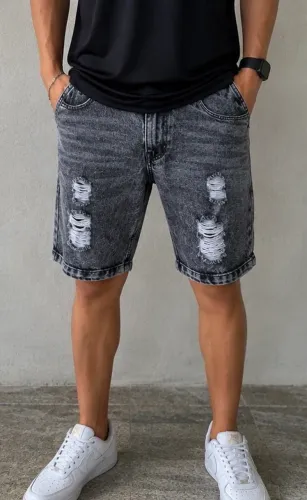 Bermuda Jeans Masculino Tamanho 42 - Excelente Estado