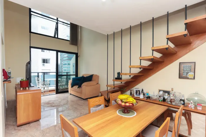 Duplex para venda em Paraíso com 1 quarto, 55m²
