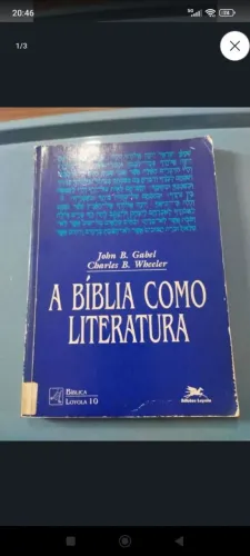 Livro "A Bíblia como literatura"