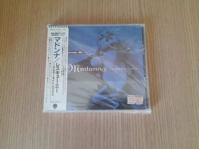 Madonna CD Single Japan Edition Rescue Me Alternative Mix com OBI.
