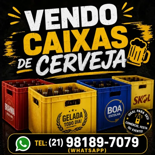 Caixas de cerveja 600ml