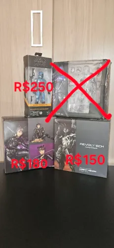 Boneco Action Figures(Valor unitário na descrição)