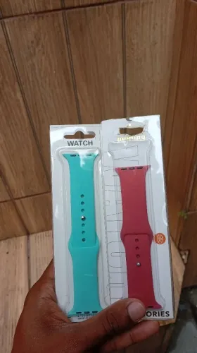 Combo de Pulseiras de silicone para relógio smartwatch