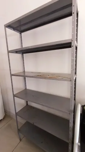 VENDO HOJE! ESTANTE DE AÇO 6 PRATELEIRAS